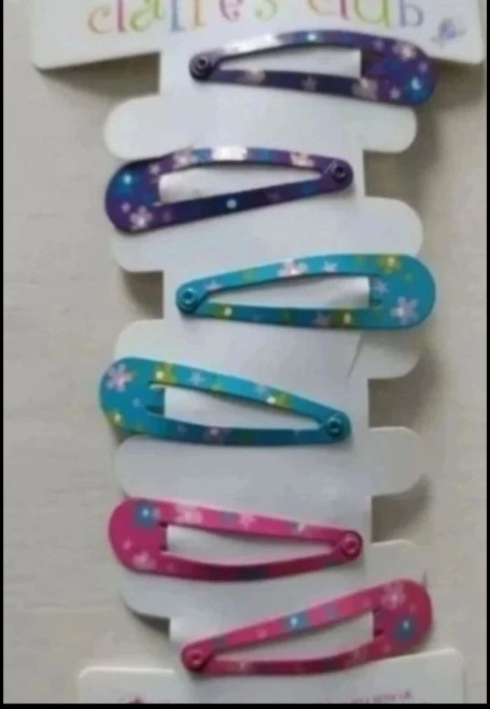 Lot de 6 barrettes - photo numéro 2