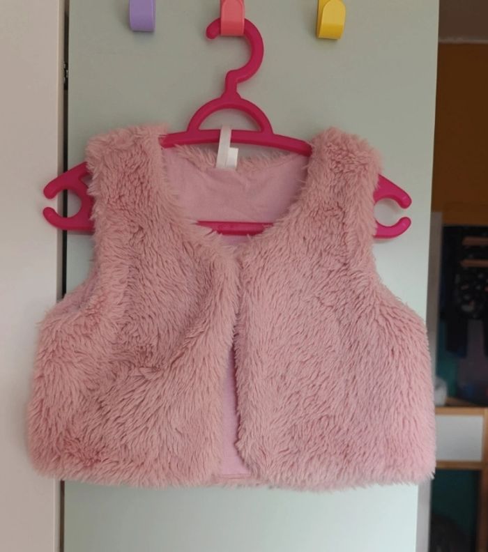 Gilet sans manche tout doux 2 ans - photo numéro 2