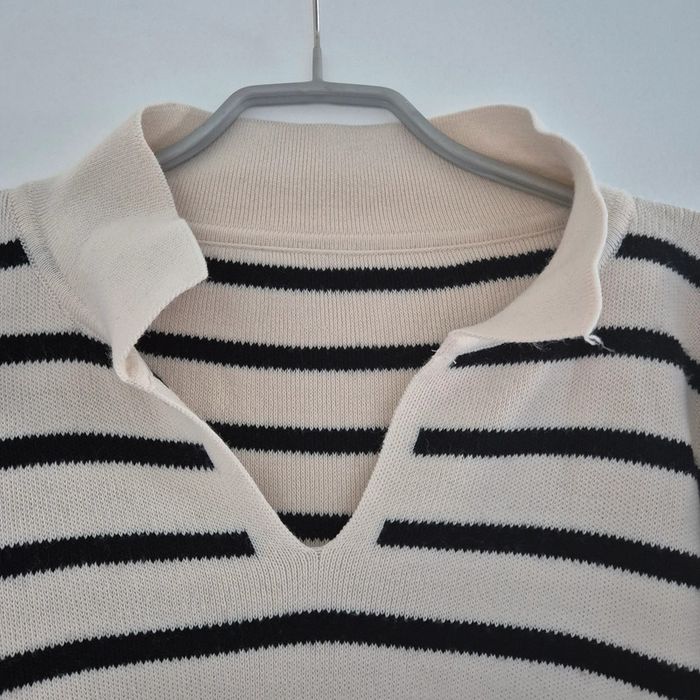 Pull hiver manches longues fausse fourrure - Zara - Taille M : 38 - 40 - photo numéro 2