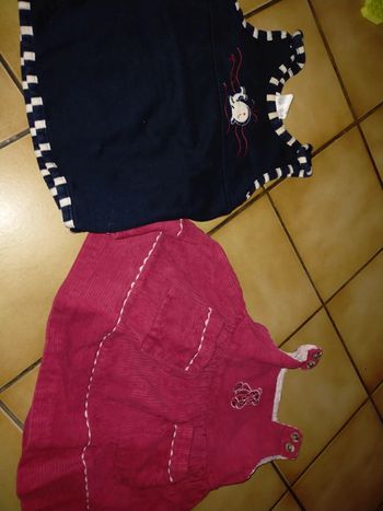 Lot 2 petits robes 6 mois