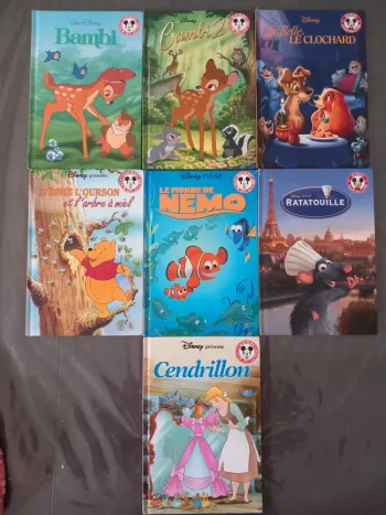 Lot de 7 livres Disney Mickey club du livre