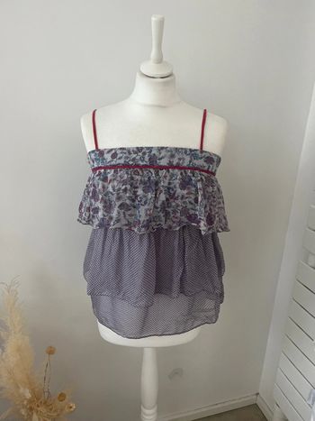 Top débardeur à volants Sandro L