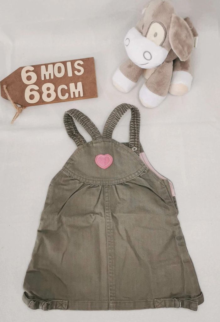 Robe 👣 creeks, en jean 6mois/67cm - photo numéro 2
