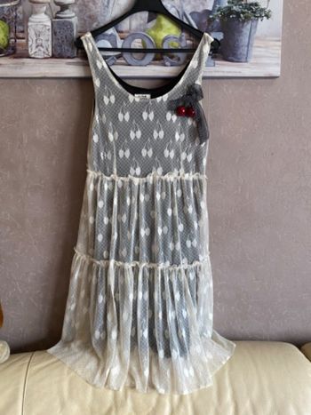 Robe sans manches dentelle doublée Molly Braecken T36