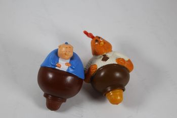 Disney Toupie Mac Donalds Chicken Little Lot de 2