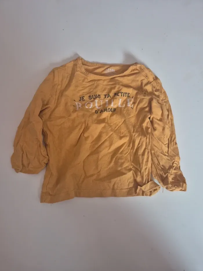 T-shirt à manches longues 12 mois