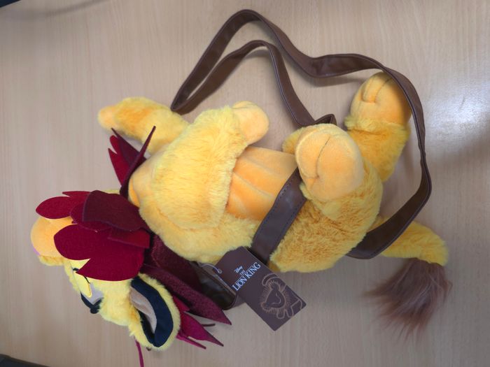 Peluche sac / bag Plush Disney Le Roi Lion Simba The Lion King - photo numéro 7