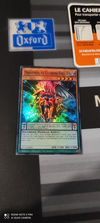 Carte dragonox le guerrier éveillé