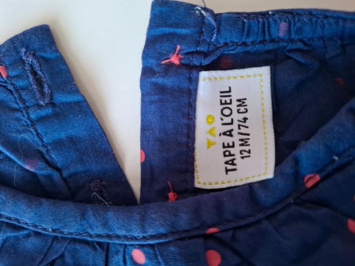 Ensemble haut + short Tape à l'oeil taille 12 mois - photo numéro 3
