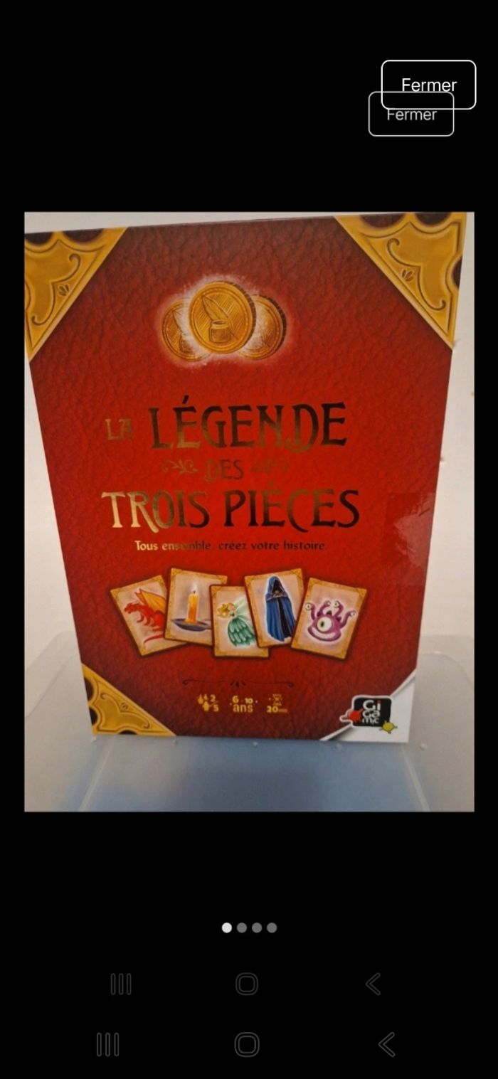 Jeux jamais déballer