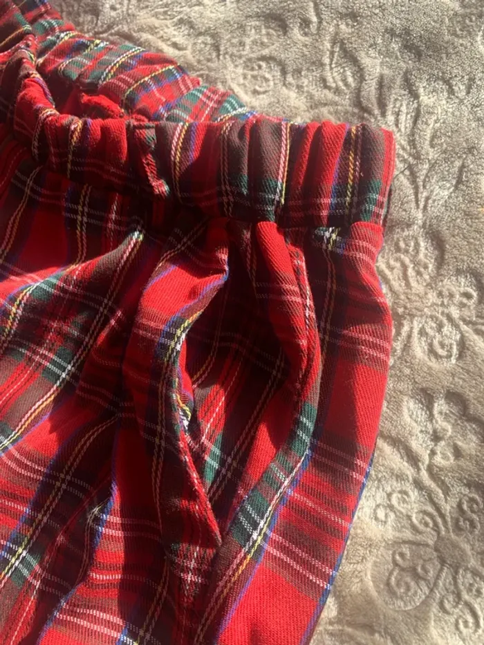 Pantalon écossais rouge neuf - photo numéro 4