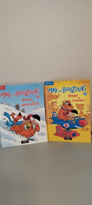 Deux bd, Max et Bouzouki.