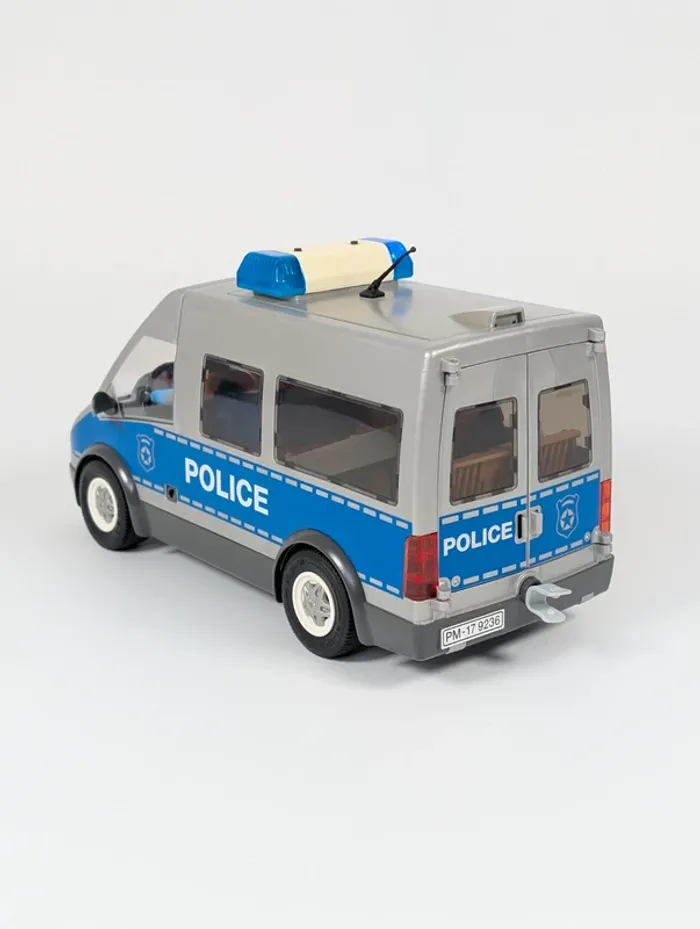 Playmobil Fourgon de policiers avec matériel de barrage - photo numéro 10