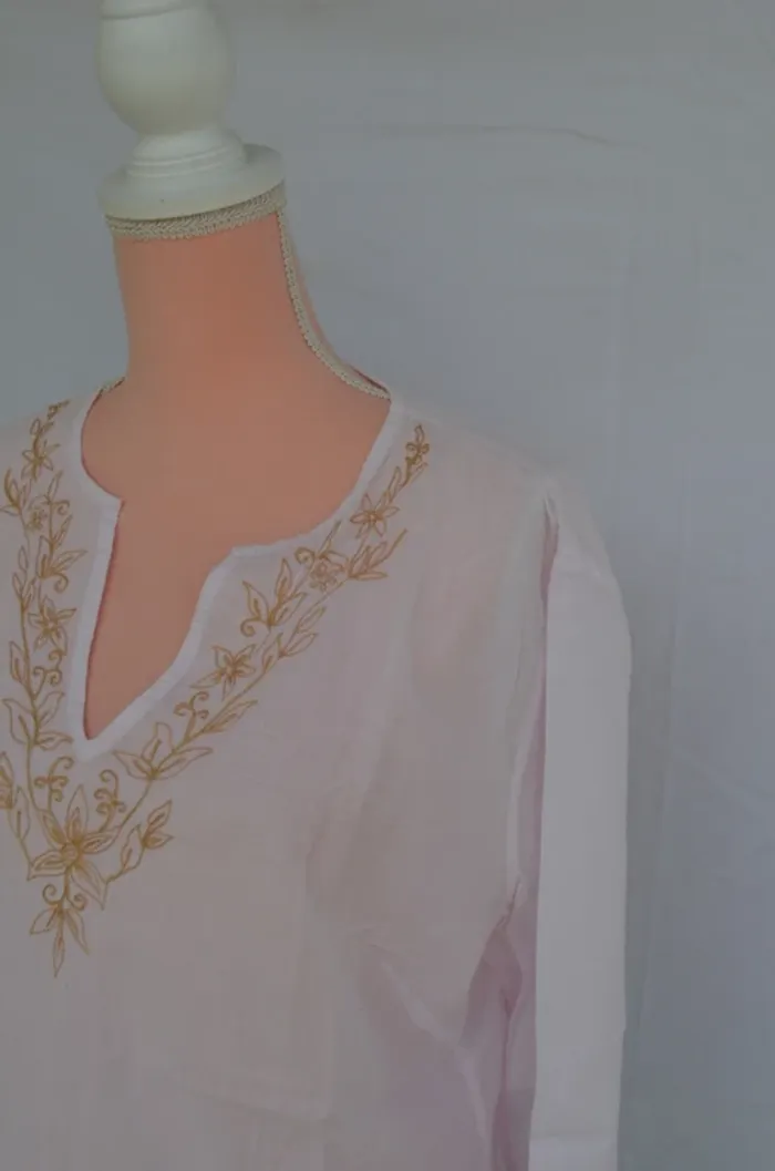 blouse rose pale - photo numéro 5