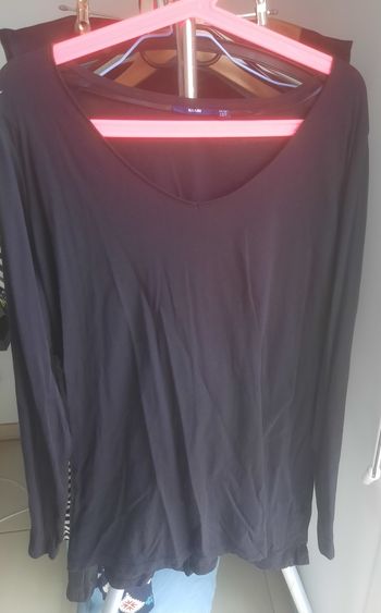 Tshirt manches longues Tshirt manches longues noir taille 54 kiabi