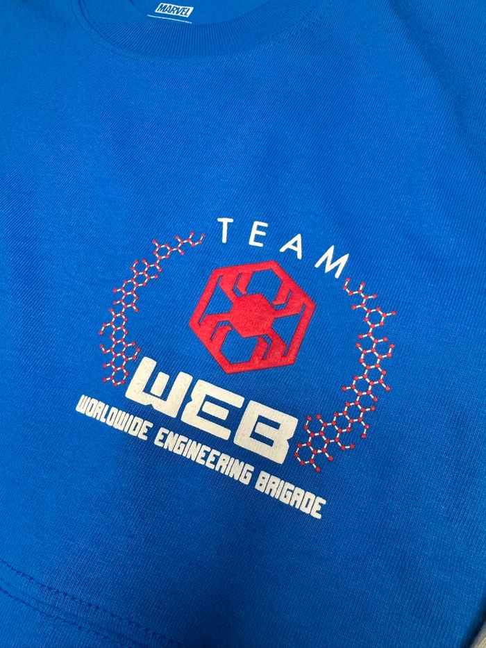 Spirit Jersey Marvel Avengers Campus Disneyland gris et bleu - photo numéro 4