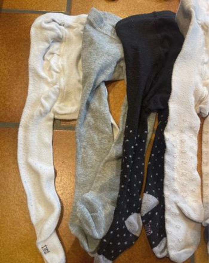 Lot 15 collants bébé 6/12 mois - photo numéro 2