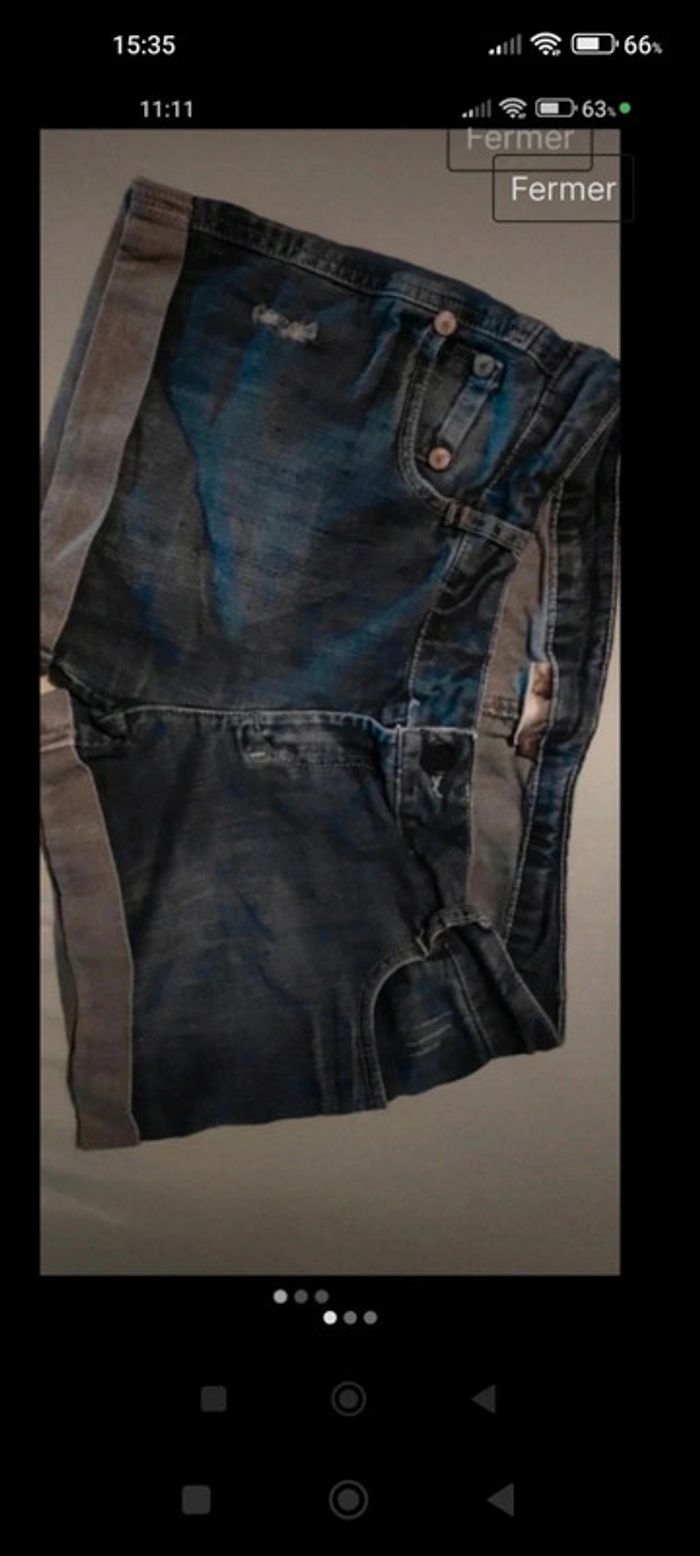 Short en jean