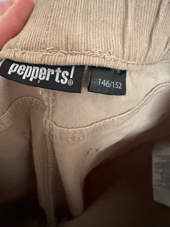 Jean slim velour beige - photo numéro 5