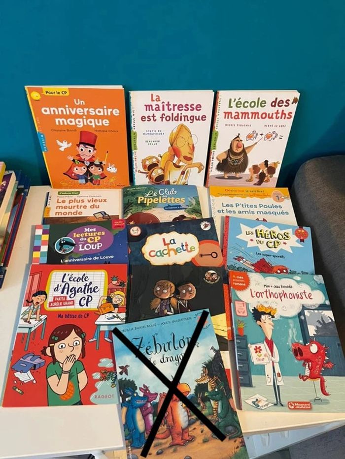 12 livres de première lecture CP /CE1