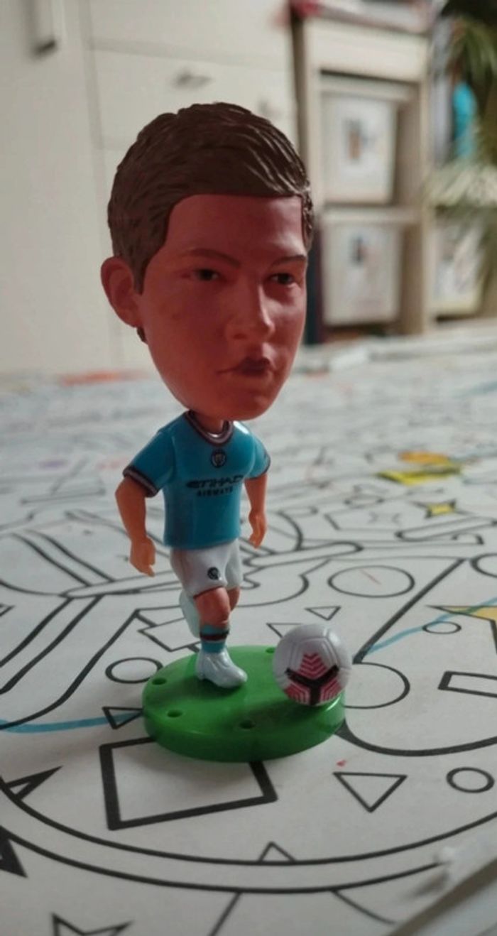 Petite figurine football neuve Kevin de bruyne Manchester City