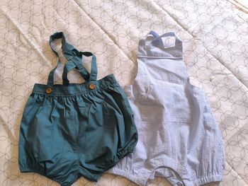 Lot salopette bébé Cyrillus été