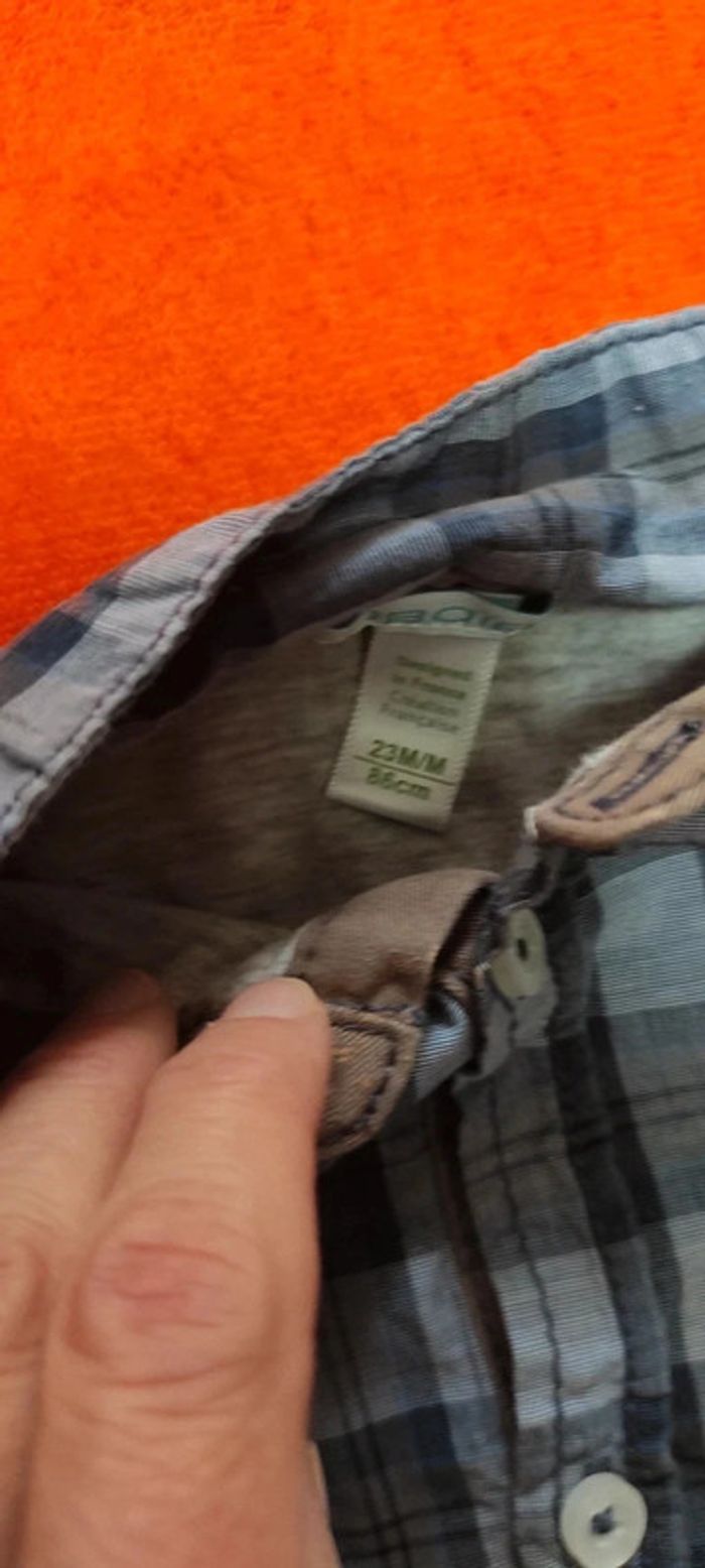 Chemise doublé manches longues Obaïbi 23 mois 86 cm - photo numéro 4