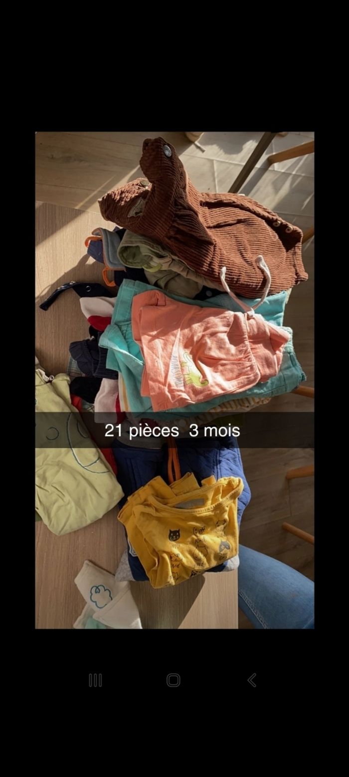 Maxi lot de 531 vêtements garçon qui vont du 3 mois au 24 mois - photo numéro 3