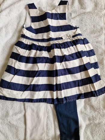 Robe cérémonie 18 mois et lot de leggins