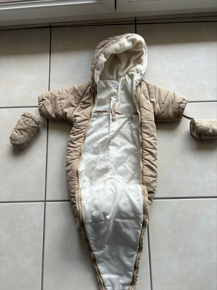 Combipilote beige doudoune 6 mois - photo numéro 3