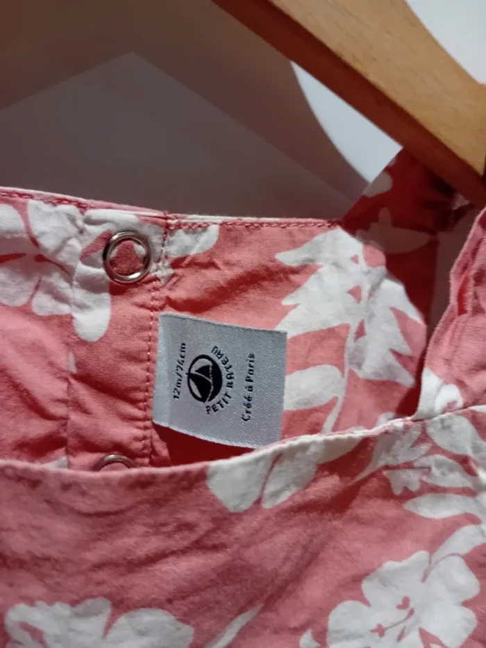 Robe courte d'été sans manches motif fleuri - photo numéro 4