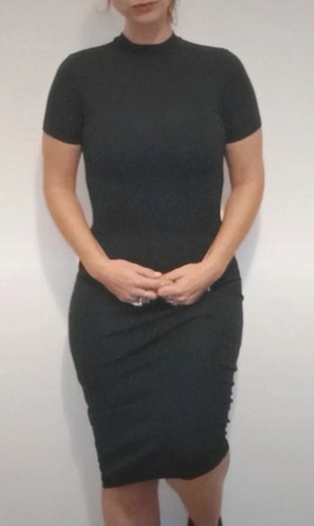 Robe côtelée moulante taille 36