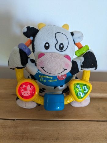 Vache sonore  et lumineuse pour bébé