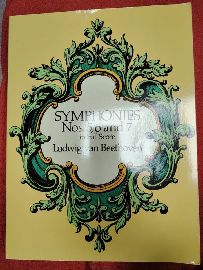 Symphonies Nos. 5, 6 and 7 in Full Score by Beethoven, Ludwig van, Music Scores (1989) Paperback