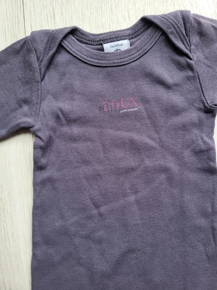 Lot de 7 bodys manches longues petit bateau fille 3 mois - photo numéro 8