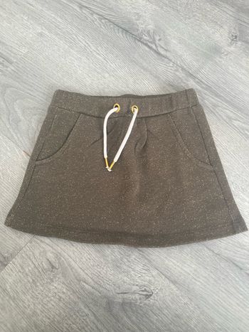 Jupe kaki pailletée fille 4 ans