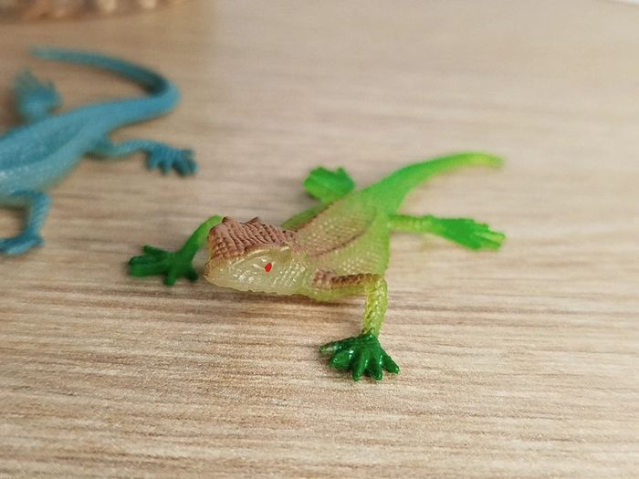 Figurine reptile lot 3 lézards - photo numéro 2