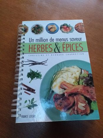 Livre de recettes "un million de recettes herbes et épices"