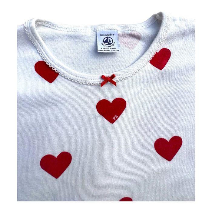 Ensemble 2P Pyjacourt fille coeurs Petit Bateau 8 ans TBE (17€) - photo numéro 9