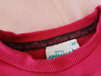 Sweatshirt Disney roi lion  6 ans