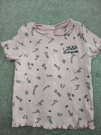 Tee-shirt lulucastagnette 6 mois