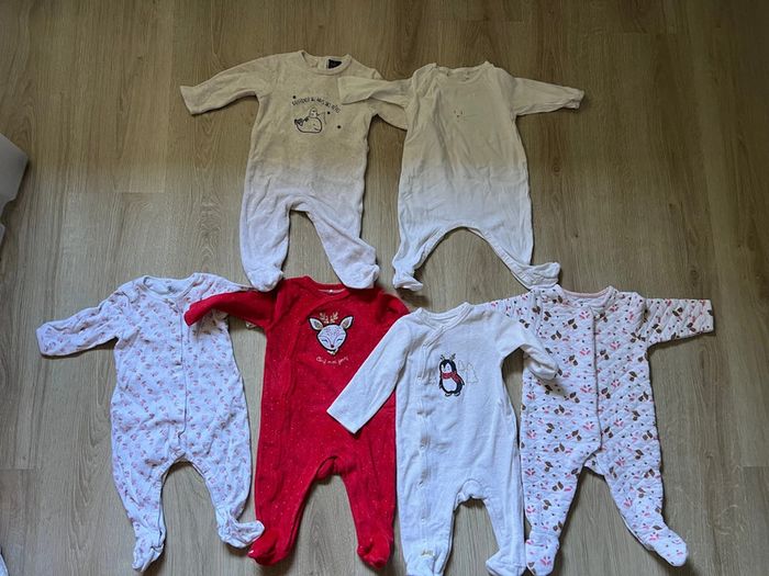 6 pyjamas fille 6 mois