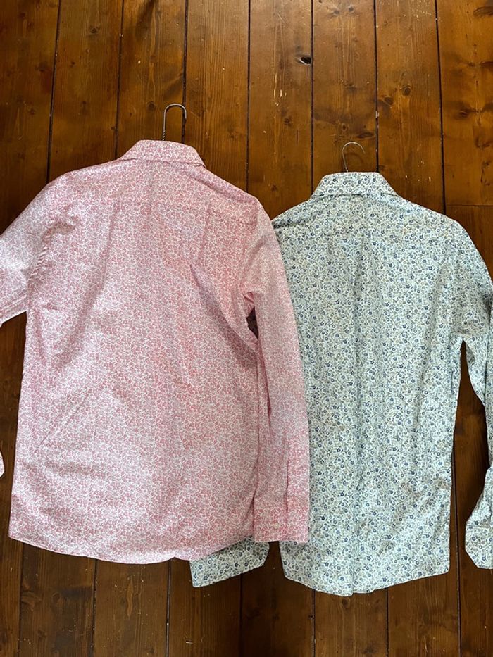 Lot de 2 chemises manches longues  neuf sans étiquette - photo numéro 2