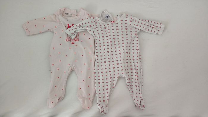 Lot de 2 pyjamas bébé - 3 mois