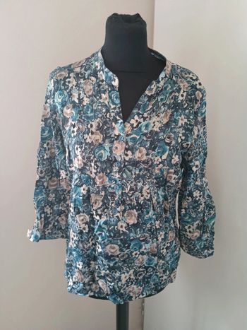 Blouse fleurie mise au green 36