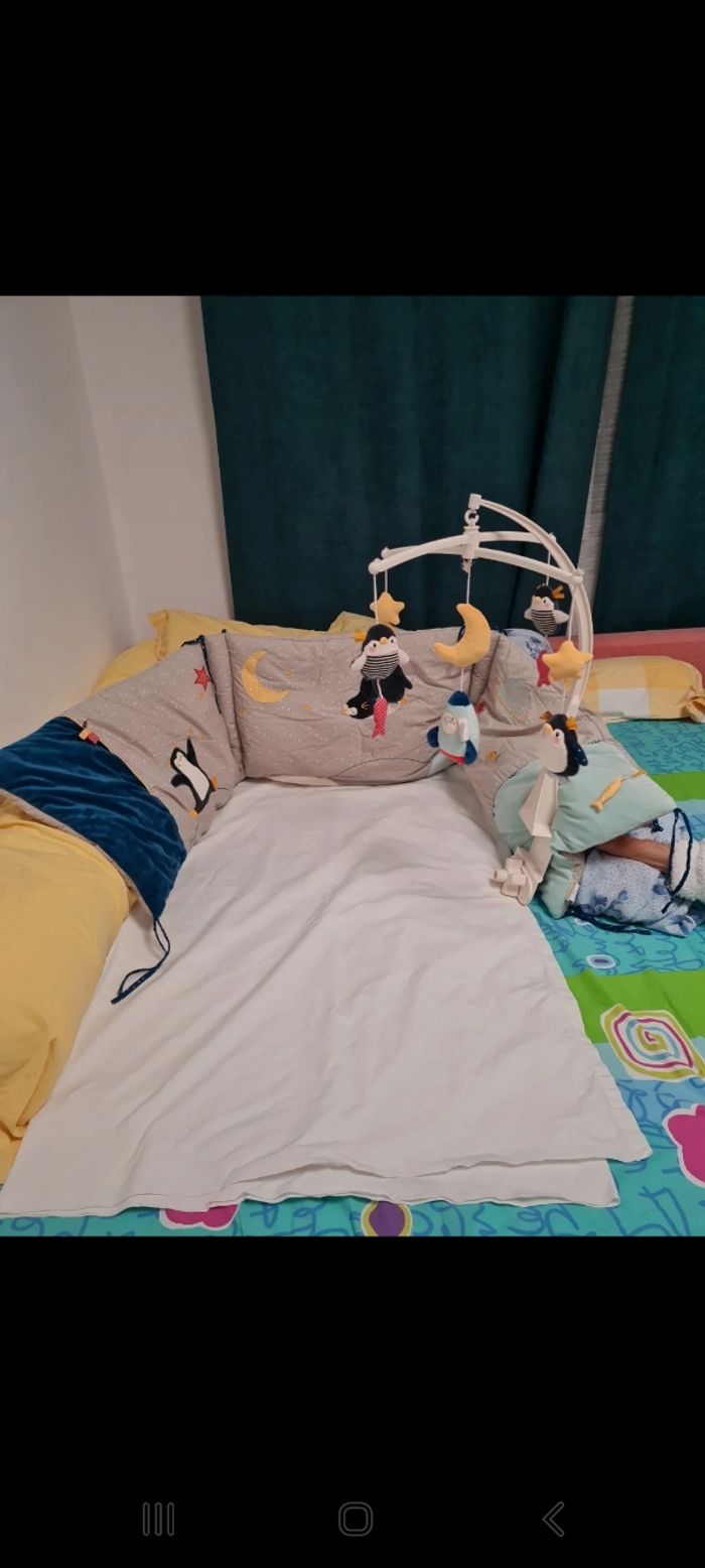 Tour de lit bébé et mobile Nanouk - photo numéro 5