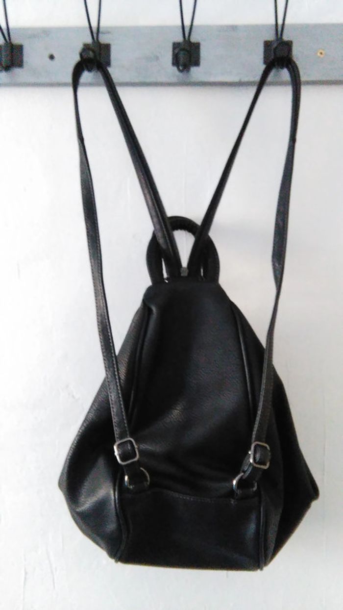 Sac à dos sac à main noir - photo numéro 2