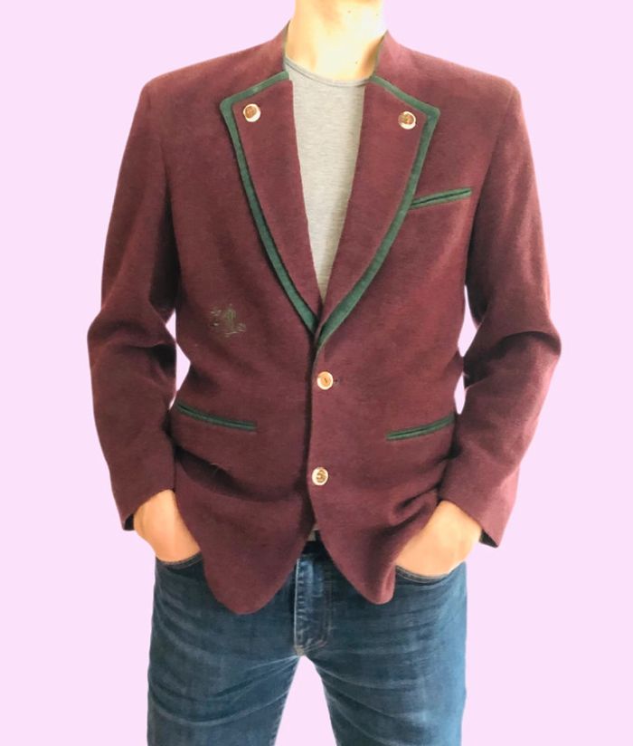 🇦🇹Blazer vintage autrichien en laine Distler wool tyrolean trachten blazer🇦🇹 - photo numéro 2