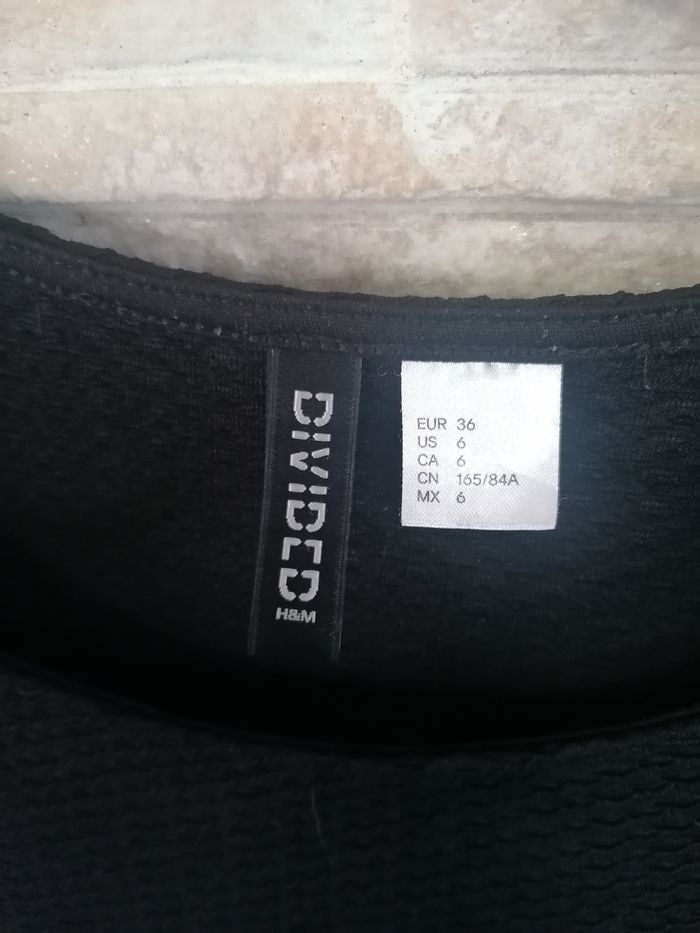 Robe noire taille 36 H&M - photo numéro 3