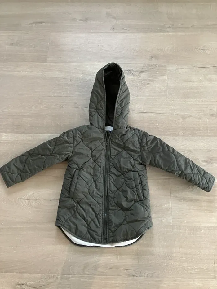 Manteau kiabi 3 ans vert kaki